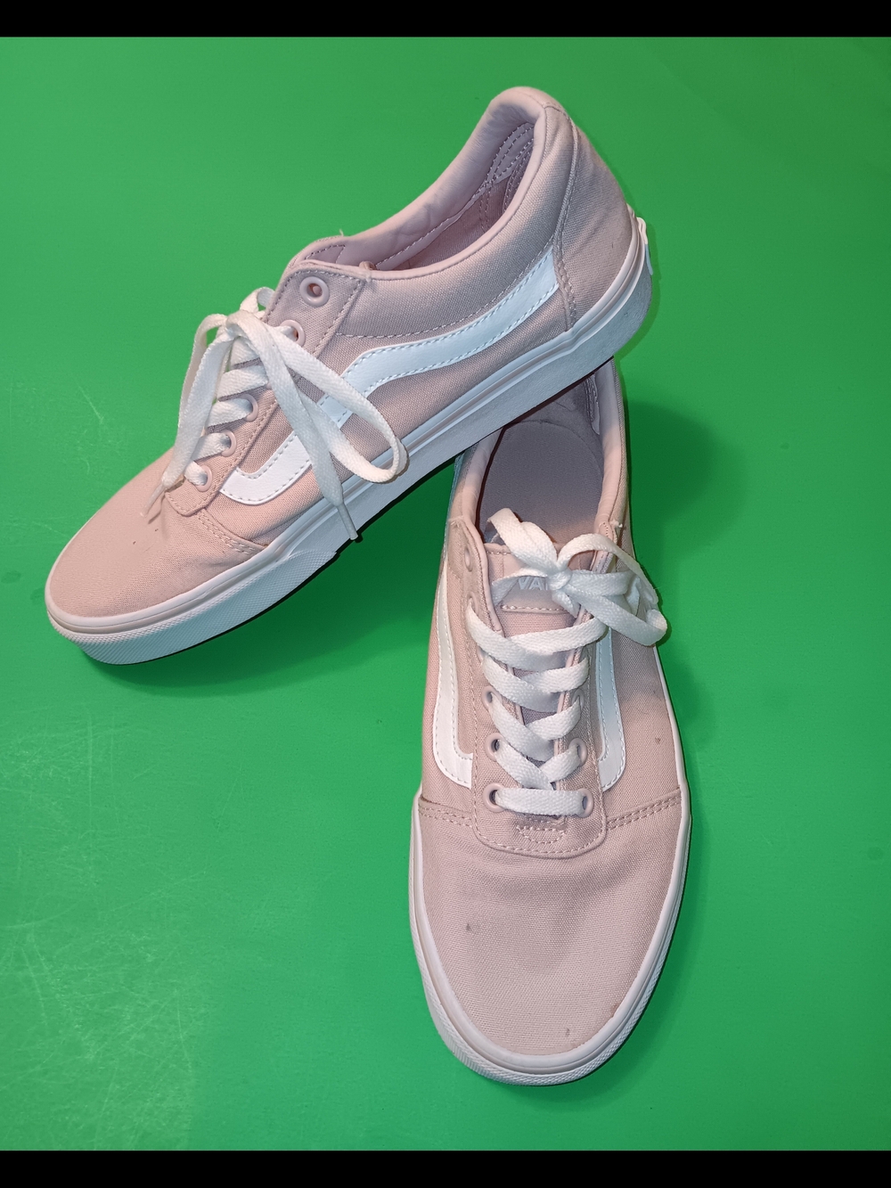 Vans Canvas Skate Shoes/Sneakers (500714) Preowned Pink Color Women's Size 10